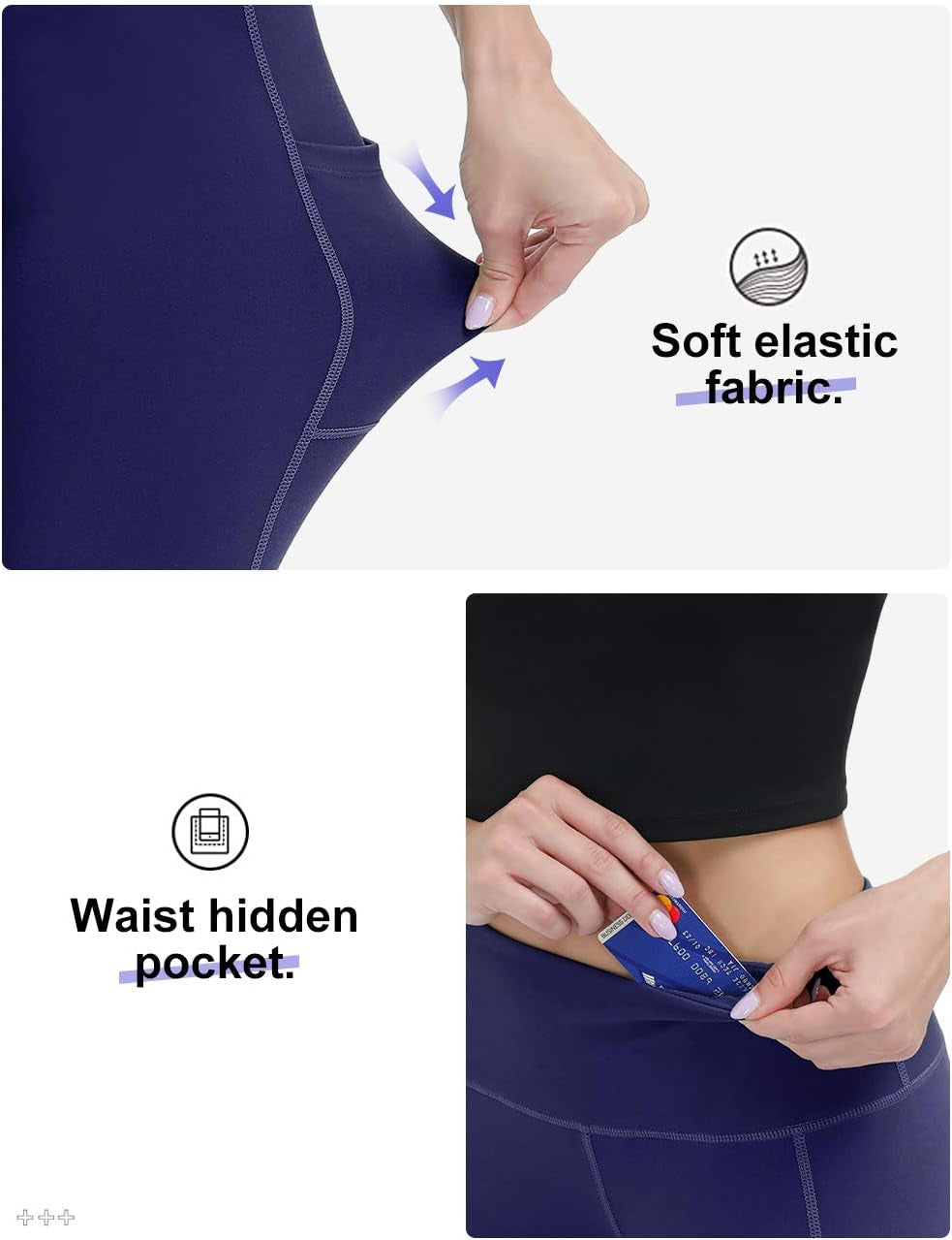 Elevate Your Yoga Game with Our Anti-Nail Leggings for Women - Non-See-Through, Tummy Control, and Functional Phone Pockets!